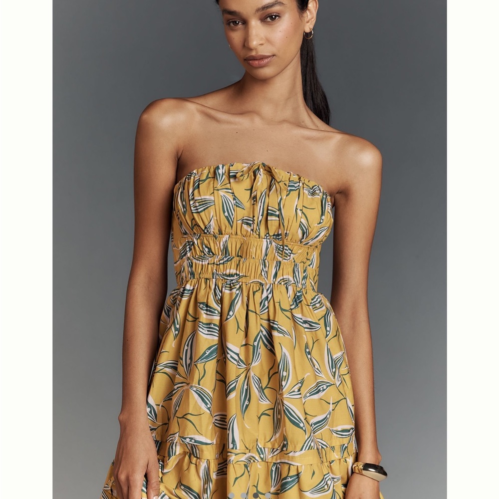 Anthropologie Somerset Strapless maxi Dress NWT Small